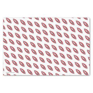 Red Inflatable Kayak Fun Whitewater Theme Tissue Paper