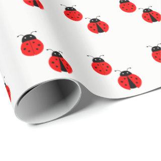 Red Ladybug Pattern Fun Animals