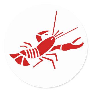 Red lobster stickers | Sealife theme