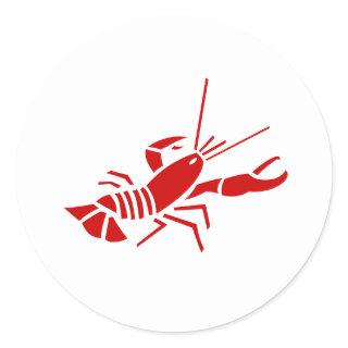 Red lobster stickers | Sealife theme