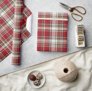 Red, Mocha & Cream Plaid #2