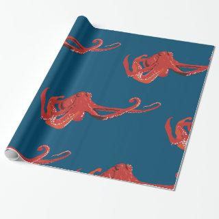 Red octopus