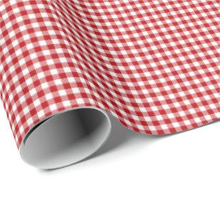 Red Plaid, Red Gingham