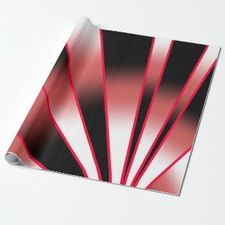 Red Power Perspective Gradient Color Fill Drawing