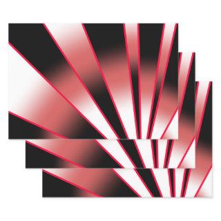 Red Power Perspective Gradient Color Fill Drawing  Sheets