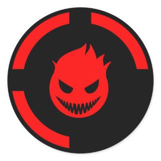 Red Ring of Death Classic Round Sticker