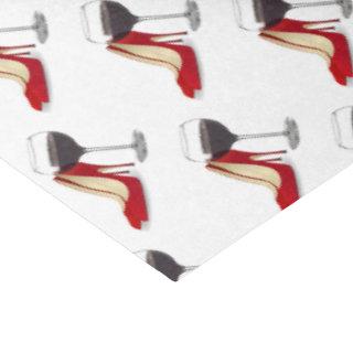 Red Shoes And Red Wine Tissue Paper