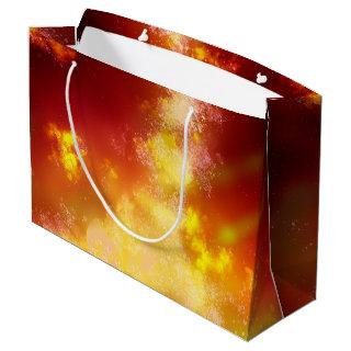 Red Sky at Night Fire Galaxy Birthday Gift Bag