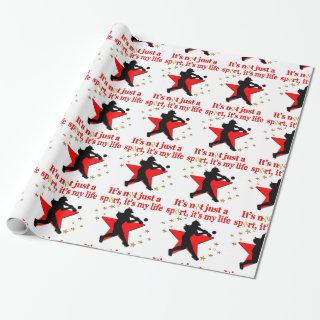 RED STAR SOFTBALL IS MY LIFE DESIGN