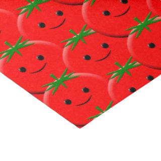 Red Tomato Pattern Tissue Paper