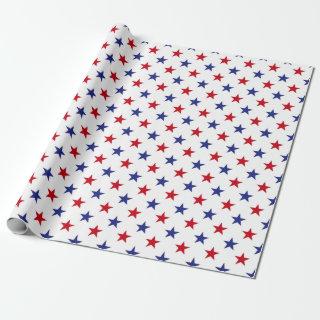 Red, White and Blue USA Stars Pattern