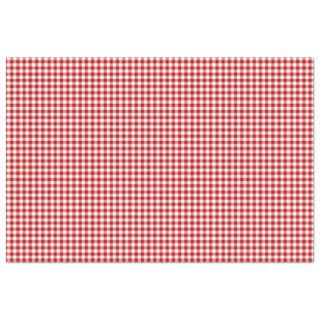 Red & White Gingham Pattern Tissue Paper