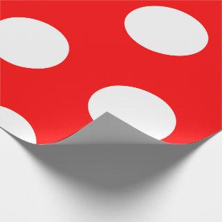 Red | White Large Polka Dots