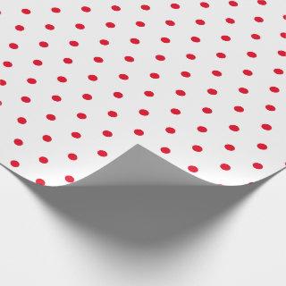 Red & White Small Polka Dot Party Christmas gift