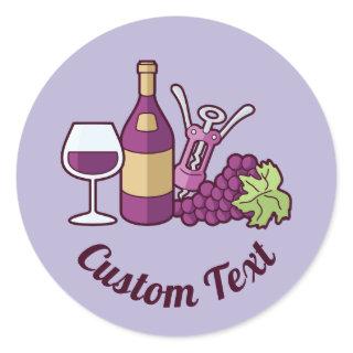 Red Wine Sticker