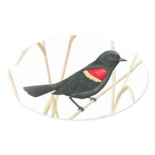 Red-Winged Blackbird Sticker