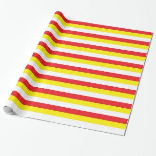 Red, Yellow and White Stripes