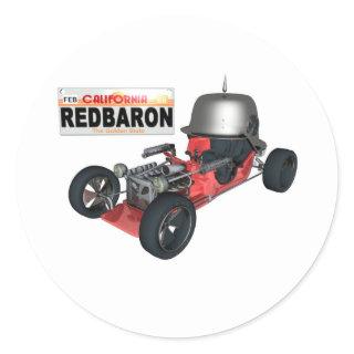 RedBaron Classic Round Sticker
