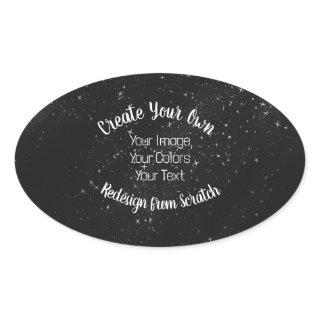 Redesign from Scratch - Create Your Own Oval Sticker