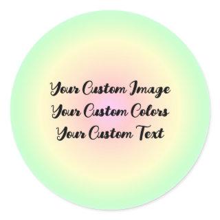 Redesign from Scratch - Design this Classic Round Sticker