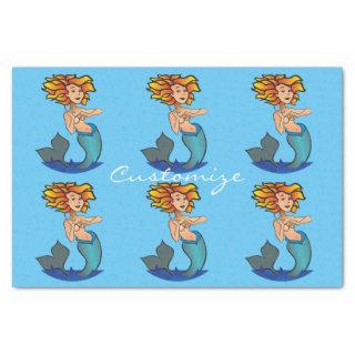 Redheaded Mermaid Thunder_Cove Tissue Paper