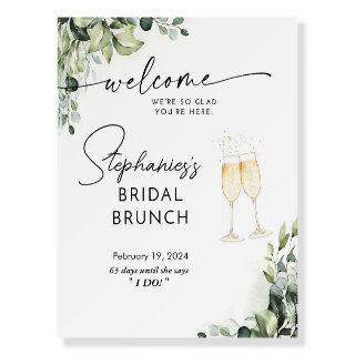 Redleaf Boho Bridal Brunch Shower Welcome Sign