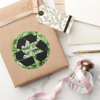 Reduce, Reuse, Recycle Classic Round Sticker
