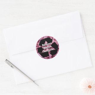 Reduce, Reuse, Recycle Classic Round Sticker