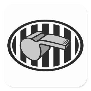 Referee Square Sticker