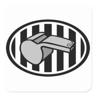 Referee Square Sticker