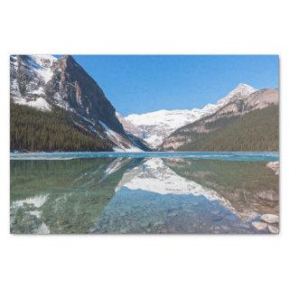 Reflection on Lake Louise - Banff NP, Canada Tissue Paper