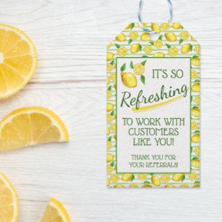 Refreshing Summer Lemon Pop By Gift Tags