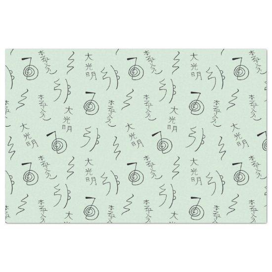 Reiki Symbols Pattern - Reiki Healing Tissue Paper