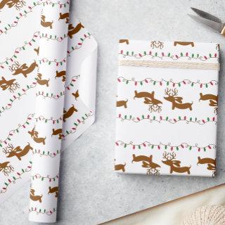 Reindeer Dachshund Christmas Gift