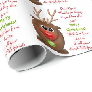 Reindeer Letter from Santa Christmas Xmas