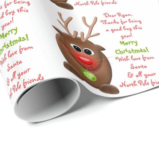 Reindeer Letter from Santa Christmas Xmas