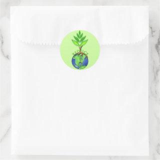 Releaf Reduce Recycle Classic Round Sticker