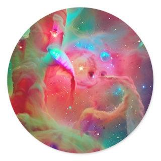 Relics from Orion Nebula Classic Round Sticker