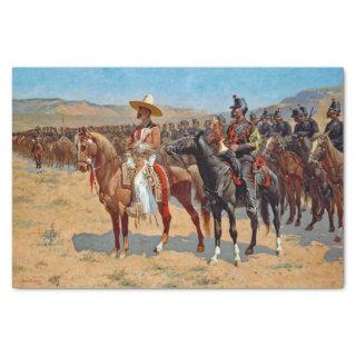 Remington The Mexican Major Painting Tissue Paper