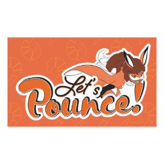 Rena Rouge | Let's Pounce Rectangular Sticker