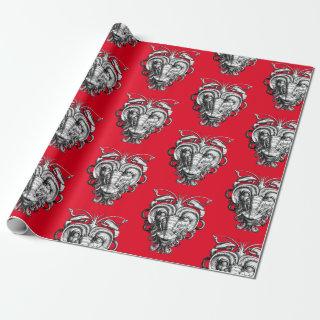 Renaissance Grotesque Gargoyle Face Lobster Man