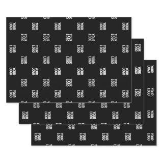 Repeating Image, Design or Company Business Logo  Sheets