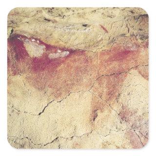 Representation of an animal, c.15000 BC Square Sticker
