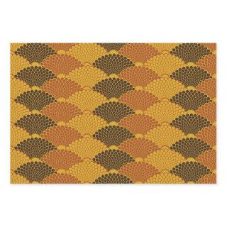Reptile skin japanese seamless pattern (gold)  sheets