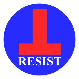 Resist Classic Round Sticker