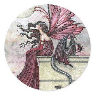 Restless Ruby Fairy Dragon Sticker