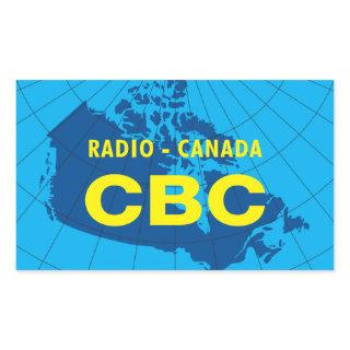 Retro 1958-1966 Logo Rectangular Sticker