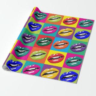 Retro 60s Lips Pop Culture Art Deco Gift