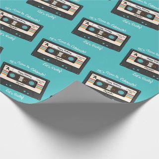 Retro 80's 90's Cassette Tape Music Birthday Party