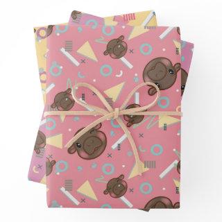 Retro 80's Hippo  Sheets